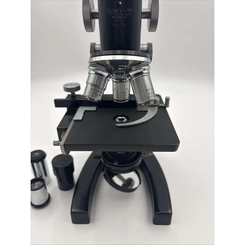 Bausch & Lomb WM5608 Microscope Monocular Vintage Lab Equipment USA